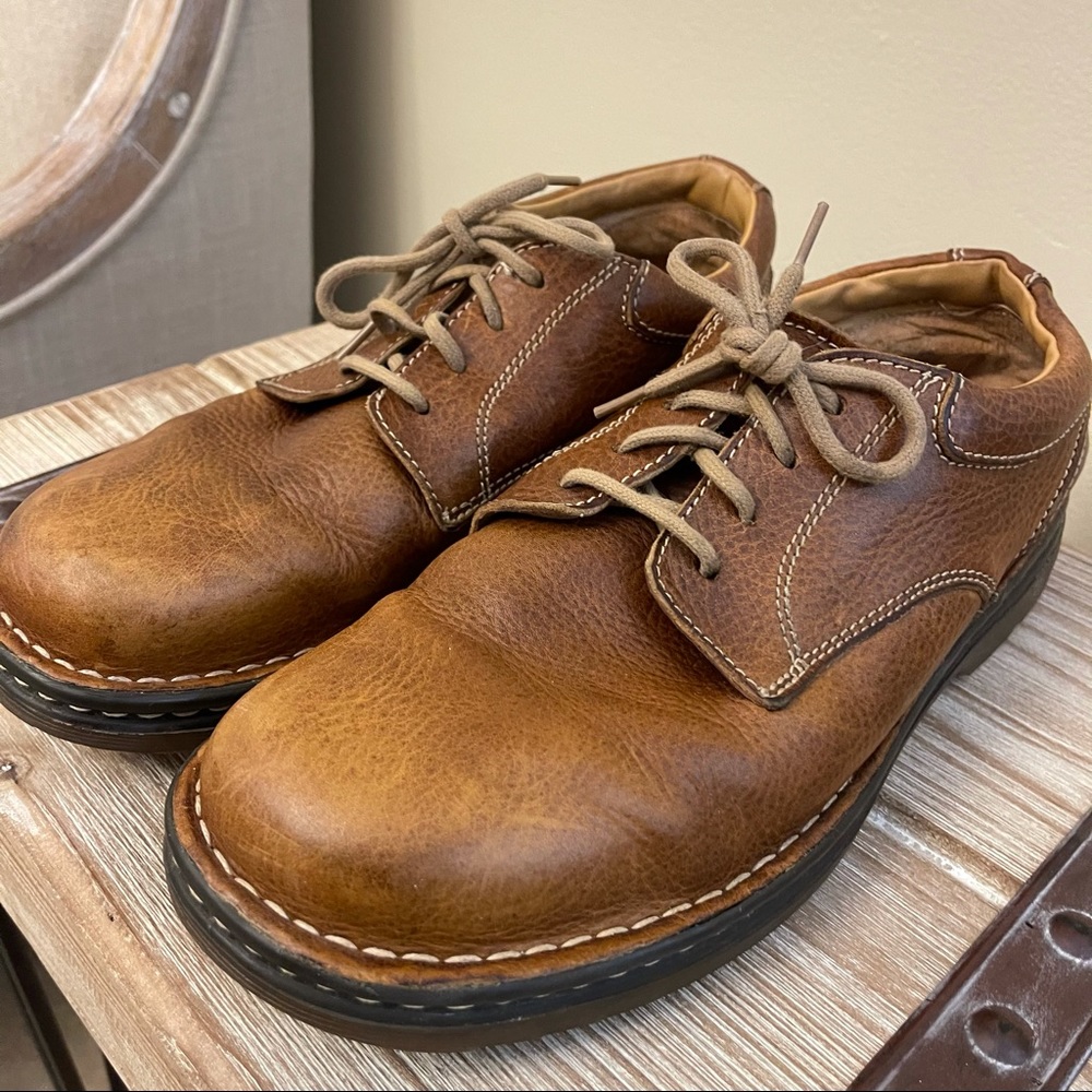 Dr Martens Brown Leather Casual 4 Eye Oxfords 8B15